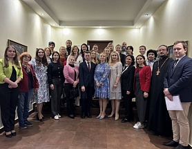 Minister Counsellor & DCM of the Russian Embassy in India Roman Babushkin took part in the XII All-India Conference of Russian Compatriots Minister Counsellor & DCM of the Russian Embassy in India Roman Babushkin took part in the XII All-India Conference of Russian Compatriots