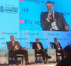 Deputy Trade Representative of Russia in India Evgeny Griva addressed a panel session at the Oil & Gas Annual Conference & Expo 2024 Deputy Trade Representative of Russia in India Evgeny Griva addressed a panel session at the Oil & Gas Annual Conference & Expo 2024