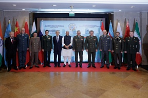 Highlights of Russian Defence Minister, General of Army Sergei Shoigu's address to the SCO Defence Ministers' Meeting in New Delhi Highlights of Russian Defence Minister, General of Army Sergei Shoigu's address to the SCO Defence Ministers' Meeting in New Delhi