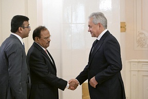 Secretary of the Russia's Security Council Sergey Shoigu held talks with Ajit K Doval, National Security Advisor to the Prime Minister of India Secretary of the Russia's Security Council Sergey Shoigu held talks with Ajit K Doval, National Security Advisor to the Prime Minister of India
