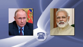 Russian President Vladimir Putin had a telephone conversation with Prime Minister of India Narendra Modi Russian President Vladimir Putin had a telephone conversation with Prime Minister of India Narendra Modi