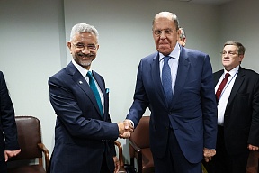 Russia's Foreign Minister Sergey Lavrov had a meeting with India's External Affairs Minister Dr S.Jaishankar