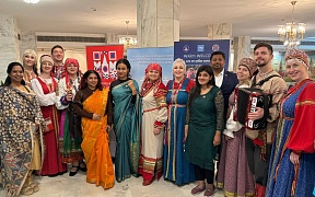 Russian House in New Delhi hosted a joint Russian-Belarusian concert Russian House in New Delhi hosted a joint Russian-Belarusian concert