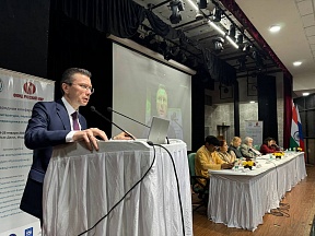 Minister Counsellor & DCM of the Russian Embassy in India Roman Babushkin addressed the opening of the international conference “Russian Language, Literature, Translation and Culture in the 21st Century: Reassessment and Prospects” Minister Counsellor & DCM of the Russian Embassy in India Roman Babushkin addressed the opening of the international conference “Russian Language, Literature, Translation and Culture in the 21st Century: Reassessment and Prospects”