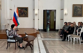 Russian Embassy in India hosted a meeting of the Women's Club of the diplomatic mission dedicated to the culture and history of India Russian Embassy in India hosted a meeting of the Women's Club of the diplomatic mission dedicated to the culture and history of India