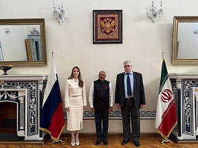 Honorary Consul of Russia in Trivandrum Ratheesh Nair has arrived in Iran as part of the "Voyage@555" project Honorary Consul of Russia in Trivandrum Ratheesh Nair has arrived in Iran as part of the "Voyage@555" project