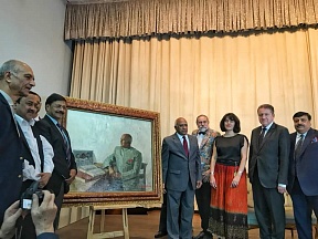 Rakesh Sharma at the Russian Embassy Rakesh Sharma at the Russian Embassy