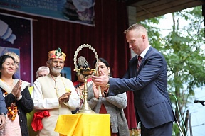 Russian Embassy diplomats participated in Himalayan Roerich Estate events
