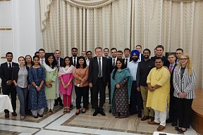 On the Meeting With Young Leaders of India in the Embassy On the Meeting With Young Leaders of India in the Embassy
