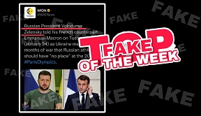 Top Fake of the Week - January 23-29, 2023 Top Fake of the Week - January 23-29, 2023