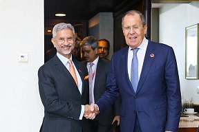 Russian Foreign Minister Sergey Lavrov met with Minister of External Affairs of India Dr S.Jaishankar on the sidelines of the ASEAN ministerial events Russian Foreign Minister Sergey Lavrov met with Minister of External Affairs of India Dr S.Jaishankar on the sidelines of the ASEAN ministerial events