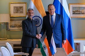 Russian Foreign Minister Sergey Lavrov met with Minister of External Affairs of India Dr S.Jaishankar in South Africa Russian Foreign Minister Sergey Lavrov met with Minister of External Affairs of India Dr S.Jaishankar in South Africa