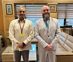 Gaurav Dwivedi, Chief Executive Officer of Prasar Bharati, received Petr Sizov, Spokesperson of the Russian Embassy in India Gaurav Dwivedi, Chief Executive Officer of Prasar Bharati, received Petr Sizov, Spokesperson of the Russian Embassy in India