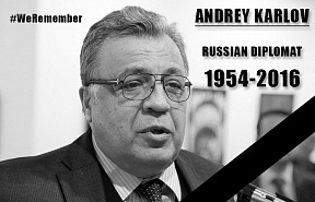 On sixth anniversary of the death of Russian Ambassador to Türkiye Andrey Karlov On sixth anniversary of the death of Russian Ambassador to Türkiye Andrey Karlov