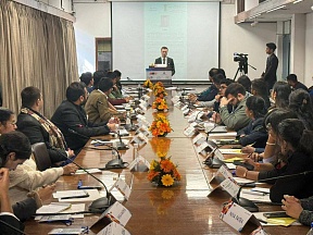 Minister Counsellor, DCM of the Russian Embassy in India Roman Babushkin took part in the international conference “Diplomacy in a Multipolar World” Minister Counsellor, DCM of the Russian Embassy in India Roman Babushkin took part in the international conference “Diplomacy in a Multipolar World”