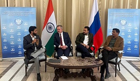Russian Embassy in India hosted a press conference with Indian participants of the World Youth Festival 2024 Russian Embassy in India hosted a press conference with Indian participants of the World Youth Festival 2024