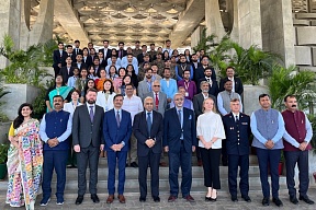 Rashtriya Raksha University in Gandhinagar hosted an international symposium themed "India-Russia Bilateral Relations: A Special and Privileged Strategic Partnership" Rashtriya Raksha University in Gandhinagar hosted an international symposium themed "India-Russia Bilateral Relations: A Special and Privileged Strategic Partnership"