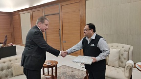 On the meeting with President of the Bharatiya Janata Party Jagat Prakash Nadda On the meeting with President of the Bharatiya Janata Party Jagat Prakash Nadda
