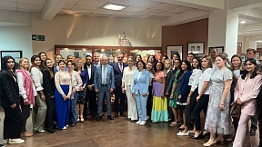 Delegates from 19 Asian and African nations got together in New Delhi at the 2nd Regional Youth Conference of Russian Compatriots Delegates from 19 Asian and African nations got together in New Delhi at the 2nd Regional Youth Conference of Russian Compatriots