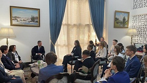 В Посольстве России в Индии приняли участников профориентационной программы МГИМО МИД России В Посольстве России в Индии приняли участников профориентационной программы МГИМО МИД России